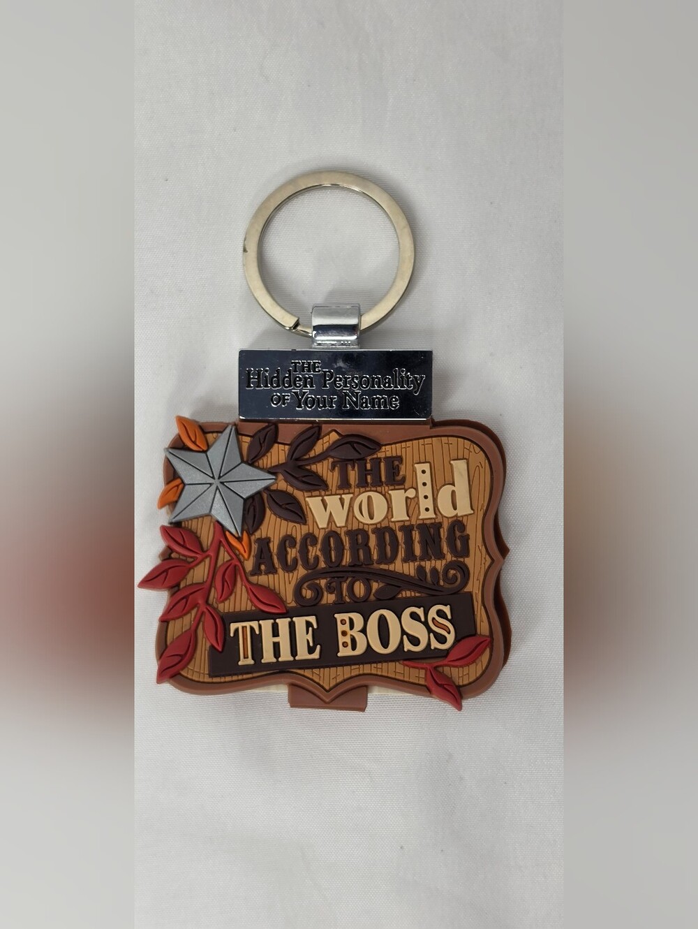 History & Heraldry Hidden Personality Mini Book Keychain Boss Gift Quotes